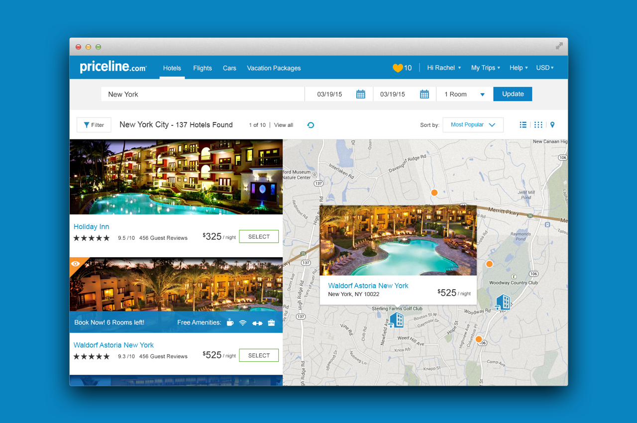 Priceline: Hotels Product Redesign